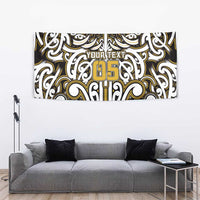 Custom Aotearoa Taranaki Tapestry Maori Tribal Pattern Mix Poutama