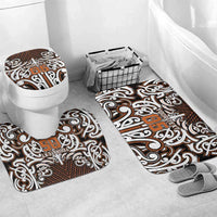 Custom Aotearoa Waikato Bathroom Set Maori Tribal Pattern Mix Poutama
