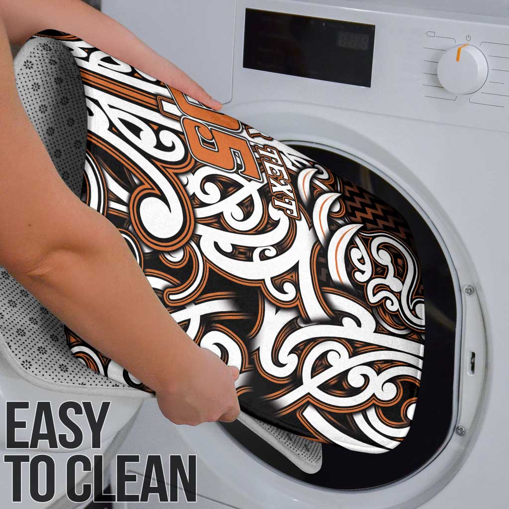 Custom Aotearoa Waikato Bathroom Set Maori Tribal Pattern Mix Poutama