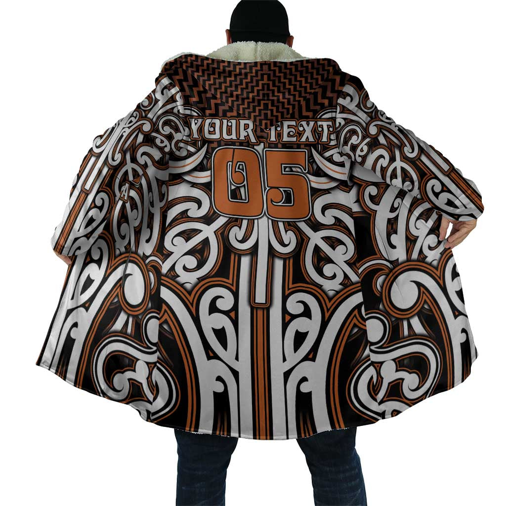 Custom Aotearoa Waikato Cloak Maori Tribal Pattern Mix Poutama