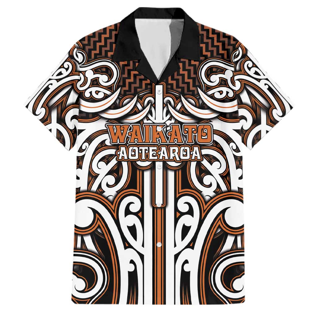 Custom Aotearoa Waikato Family Matching Summer Maxi Dress and Hawaiian Shirt Maori Tribal Pattern Mix Poutama