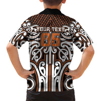 Custom Aotearoa Waikato Hawaiian Shirt Maori Tribal Pattern Mix Poutama LT05 - Polynesian Pride