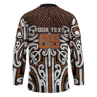 Custom Aotearoa Waikato Hockey Jersey Maori Tribal Pattern Mix Poutama