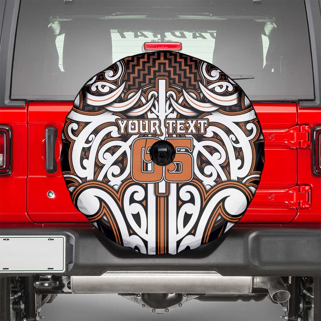 Custom Aotearoa Waikato Spare Tire Cover Maori Tribal Pattern Mix Poutama LT05 - Polynesian Pride