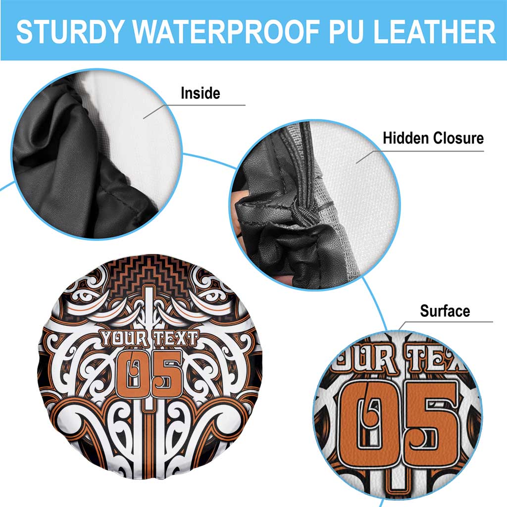 Custom Aotearoa Waikato Spare Tire Cover Maori Tribal Pattern Mix Poutama LT05 - Polynesian Pride