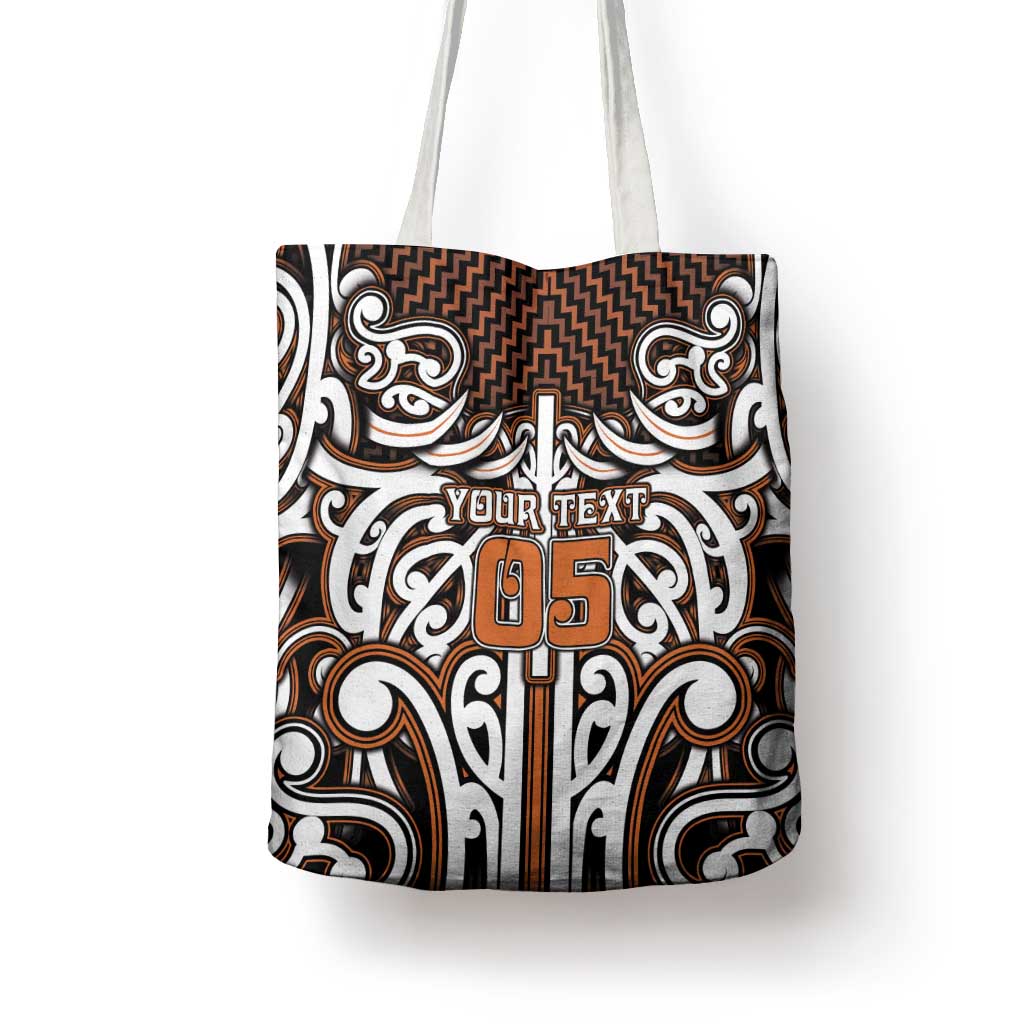 Custom Aotearoa Waikato Tote Bag Maori Tribal Pattern Mix Poutama LT05 - Polynesian Pride