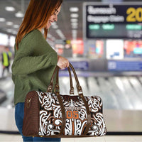 Custom Aotearoa Waikato Travel Bag Maori Tribal Pattern Mix Poutama LT05 - Polynesian Pride