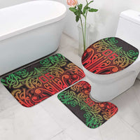 Custom Aotearoa Tuhoe Bathroom Set Maori Tribal Pattern Mix Poutama
