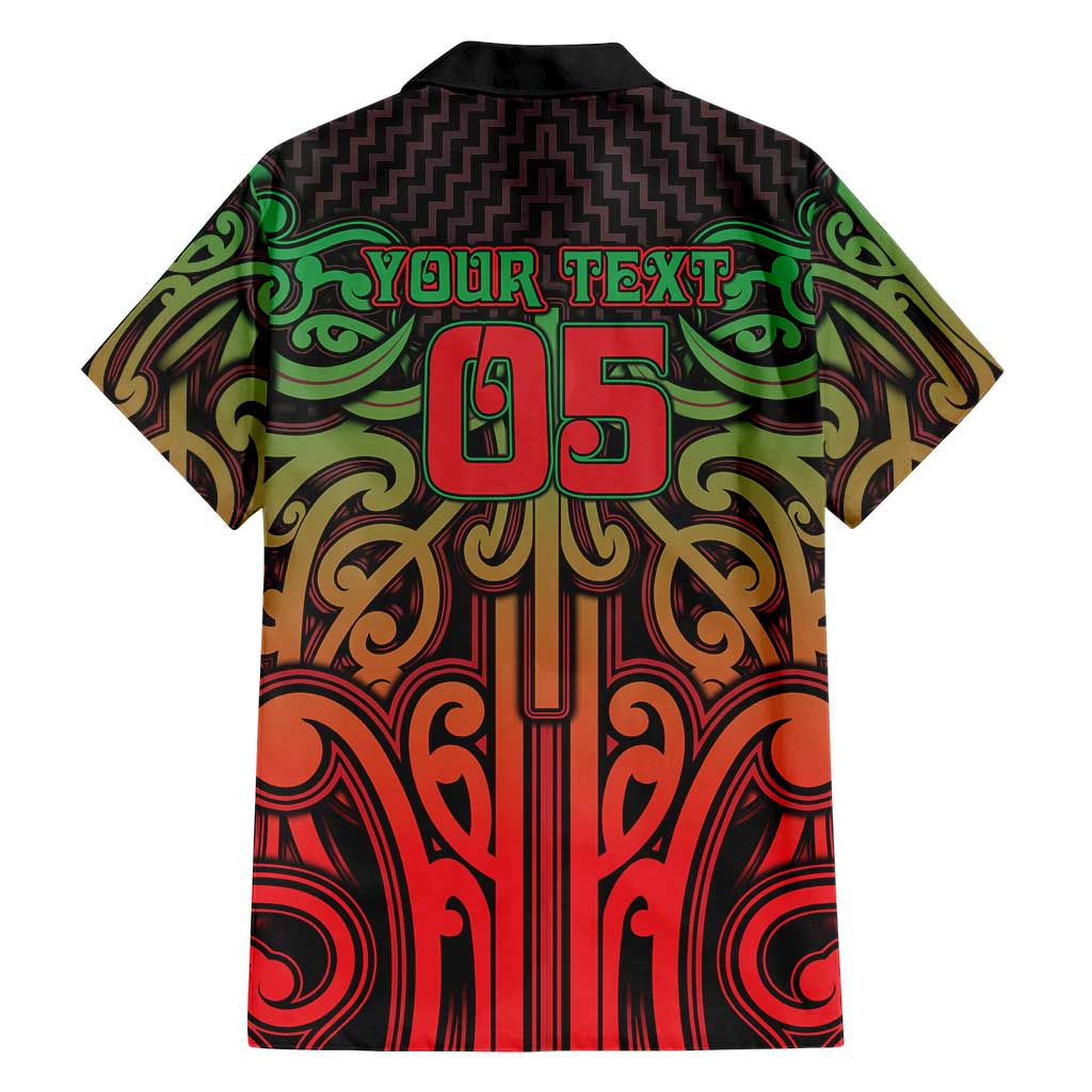 Custom Aotearoa Tuhoe Family Matching Mermaid Dress and Hawaiian Shirt Maori Tribal Pattern Mix Poutama