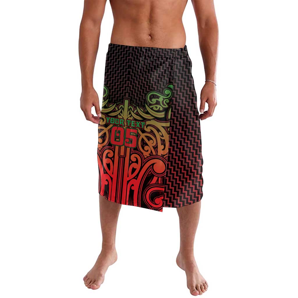 Custom Aotearoa Tuhoe Lavalava Maori Tribal Pattern Mix Poutama