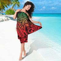 Custom Aotearoa Tuhoe Sarong Maori Tribal Pattern Mix Poutama LT05 - Polynesian Pride