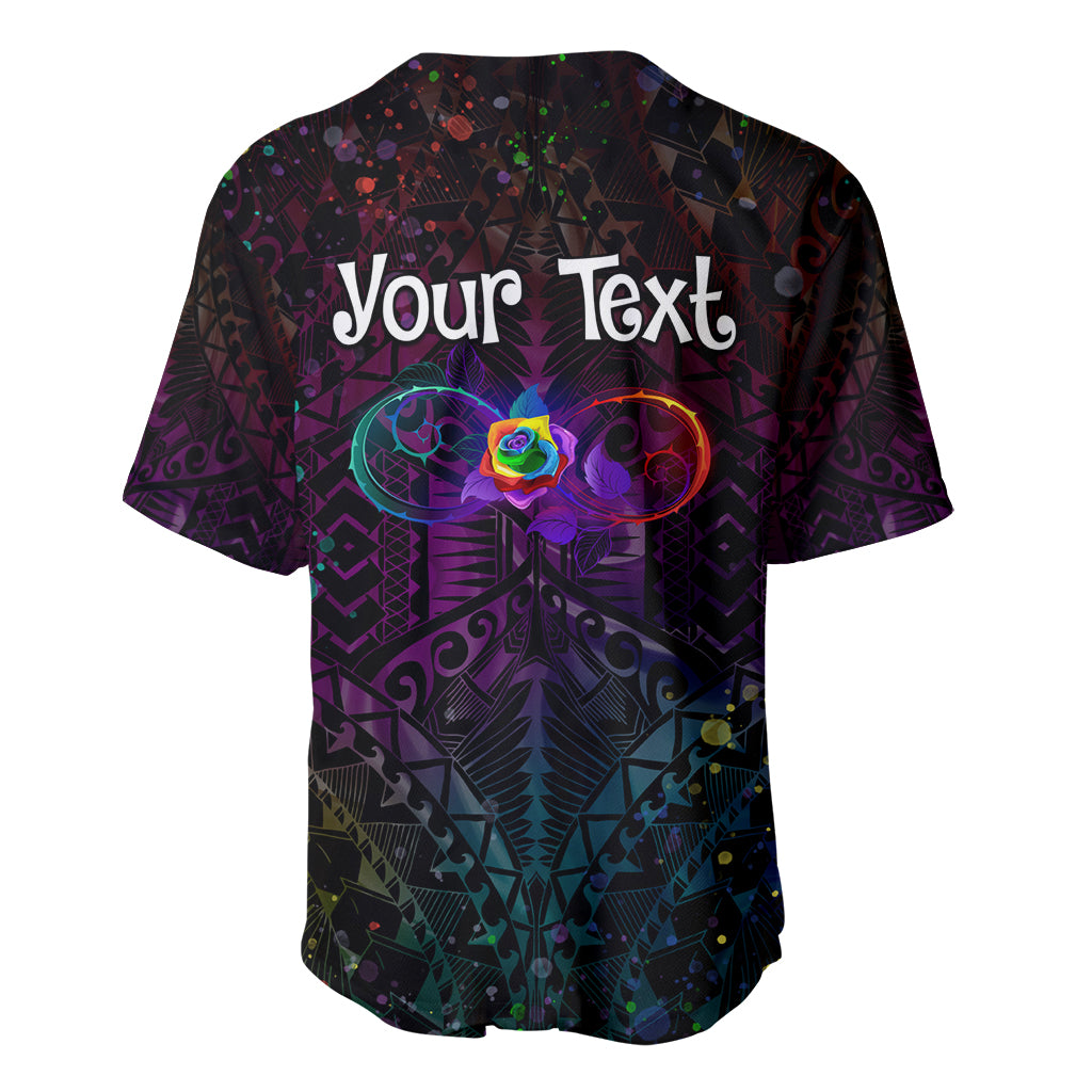 I See Your True Colors Personalised Baseball Jersey Autism Awareness