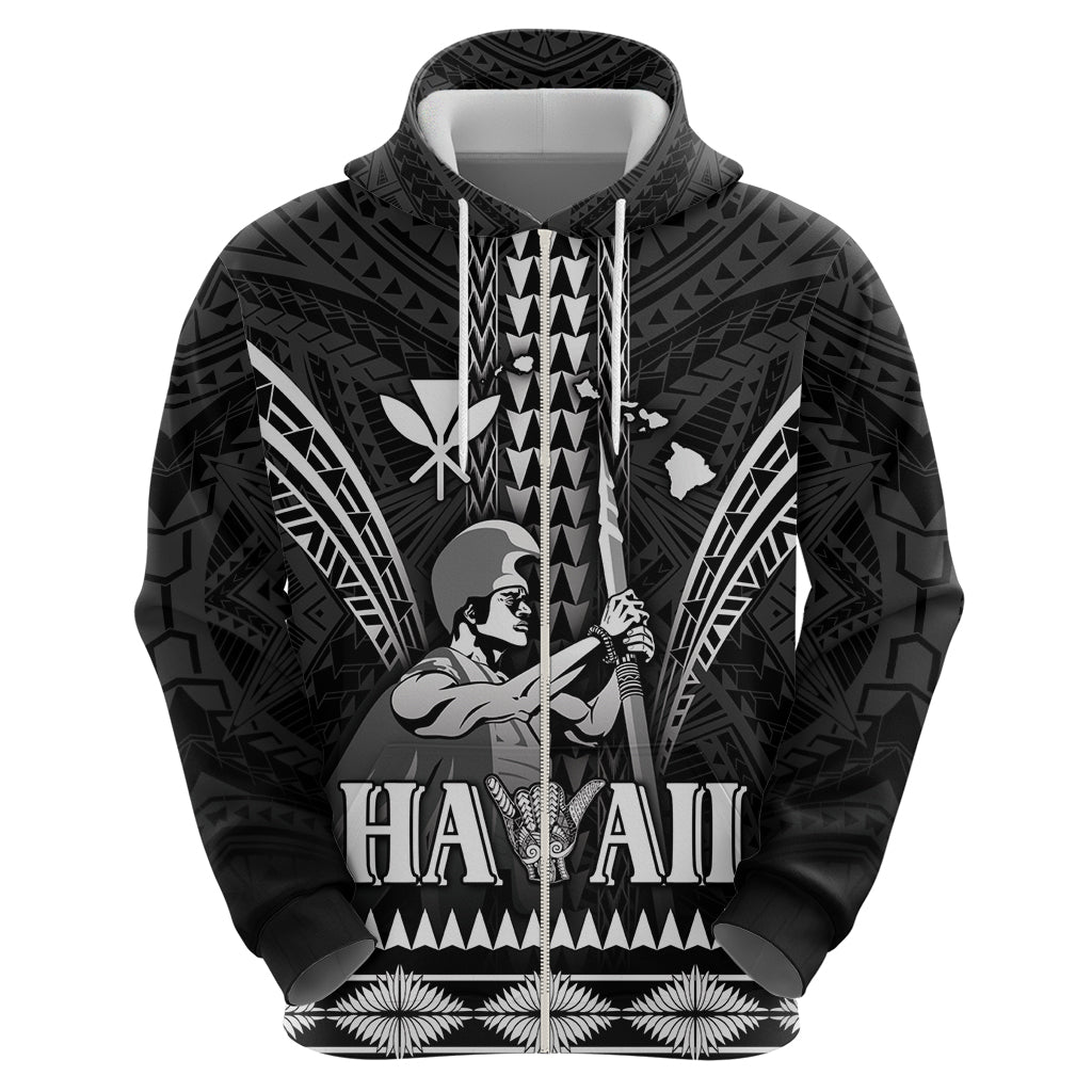 Personalised Hawaii Happy King Kamehameha Day Hoodie Kakau Pattern LT05 - Polynesian Pride