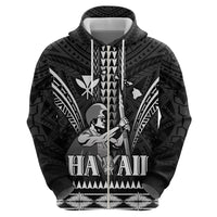 Personalised Hawaii Happy King Kamehameha Day Hoodie Kakau Pattern LT05 - Polynesian Pride