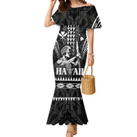 Personalised Hawaii Happy King Kamehameha Day Mermaid Dress Kakau Pattern