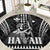 Hawaii Happy King Kamehameha Day Round Carpet Kakau Pattern