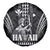 Hawaii Happy King Kamehameha Day Spare Tire Cover Kakau Pattern
