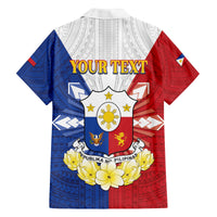 Personalised Philippines Independence Day Family Matching Long Sleeve Bodycon Dress and Hawaiian Shirt Maligayang Araw ng Kalayaan Filipino Carabao LT05 - Polynesian Pride