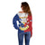 Personalised Philippines Independence Day Off Shoulder Sweater Maligayang Araw ng Kalayaan Filipino Carabao