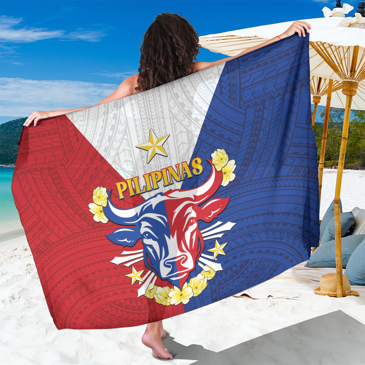 Philippines Independence Day Sarong Maligayang Araw ng Kalayaan Filipino Carabao