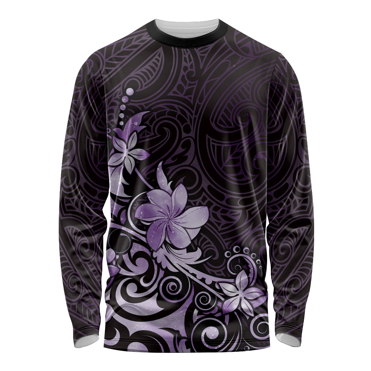 Matariki New Zealand Long Sleeve Shirt Maori Pattern Purple Galaxy LT05 Unisex Purple - Polynesian Pride