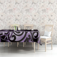 Matariki New Zealand Tablecloth Maori Pattern Purple Galaxy