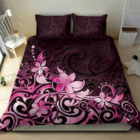 Matariki New Zealand Bedding Set Maori Pattern Pink Galaxy