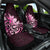 Matariki New Zealand Car Seat Cover Maori Pattern Pink Galaxy