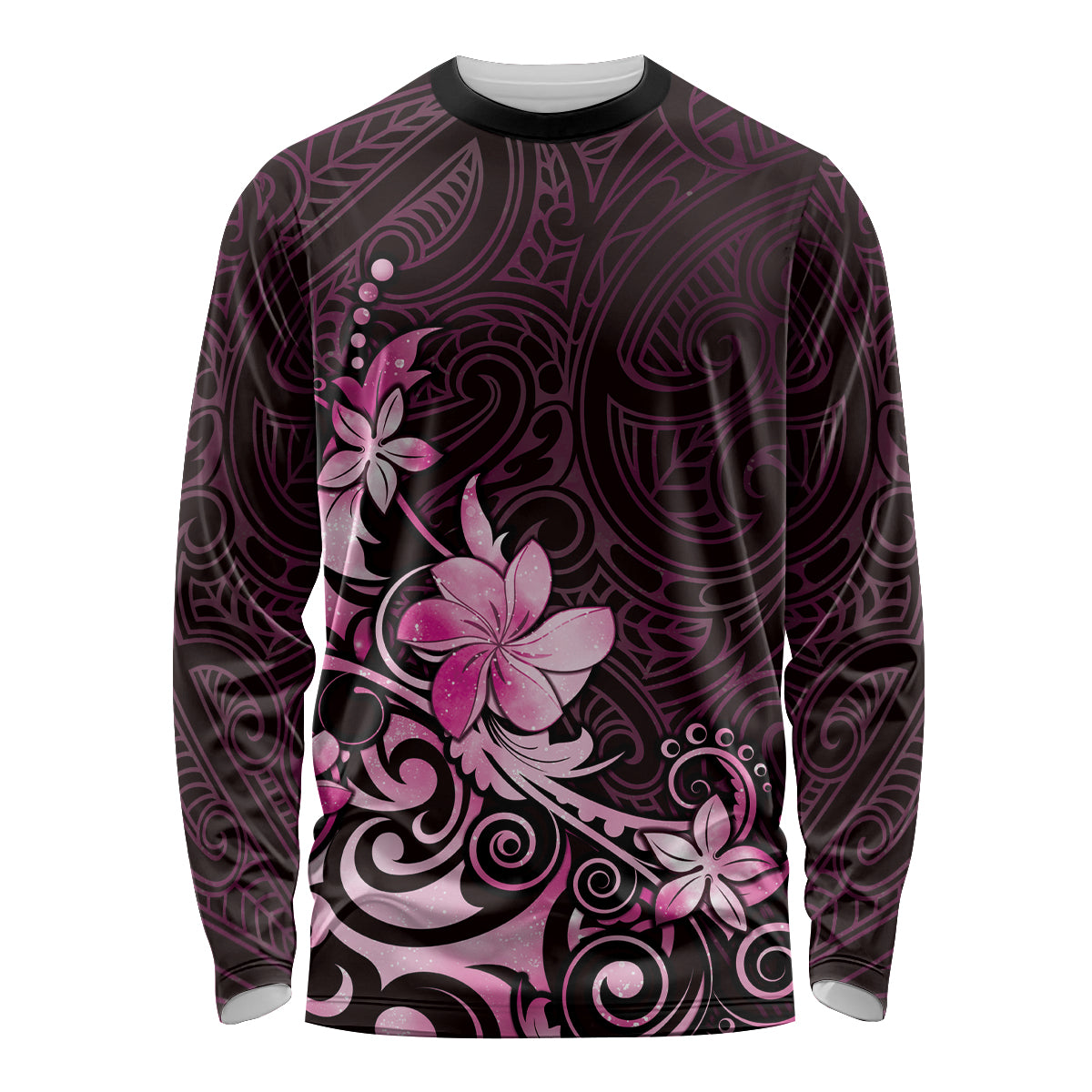 Matariki New Zealand Long Sleeve Shirt Maori Pattern Pink Galaxy LT05 Unisex Pink - Polynesian Pride