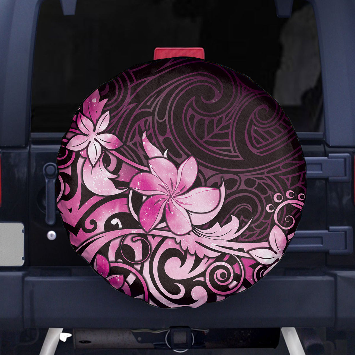 Matariki New Zealand Spare Tire Cover Maori Pattern Pink Galaxy LT05 - Polynesian Pride