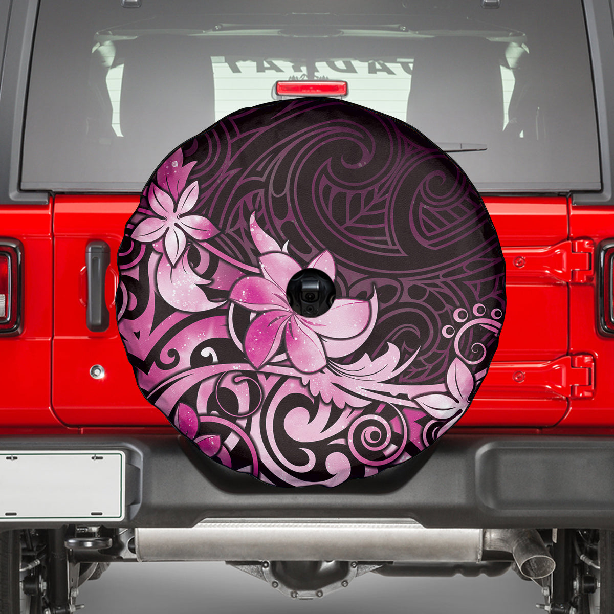 Matariki New Zealand Spare Tire Cover Maori Pattern Pink Galaxy LT05 - Polynesian Pride