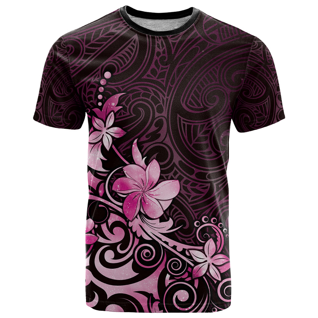 Matariki New Zealand T Shirt Maori Pattern Pink Galaxy LT05 Pink - Polynesian Pride