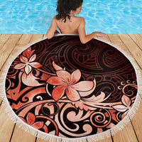 Matariki New Zealand Beach Blanket Maori Pattern Red Galaxy LT05 - Polynesian Pride