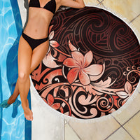 Matariki New Zealand Beach Blanket Maori Pattern Red Galaxy LT05 - Polynesian Pride