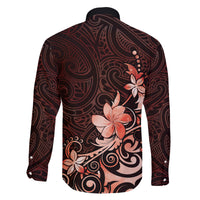 Matariki New Zealand Family Matching Off Shoulder Short Dress and Hawaiian Shirt Maori Pattern Red Galaxy