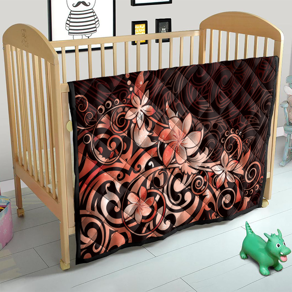 Matariki New Zealand Quilt Maori Pattern Red Galaxy