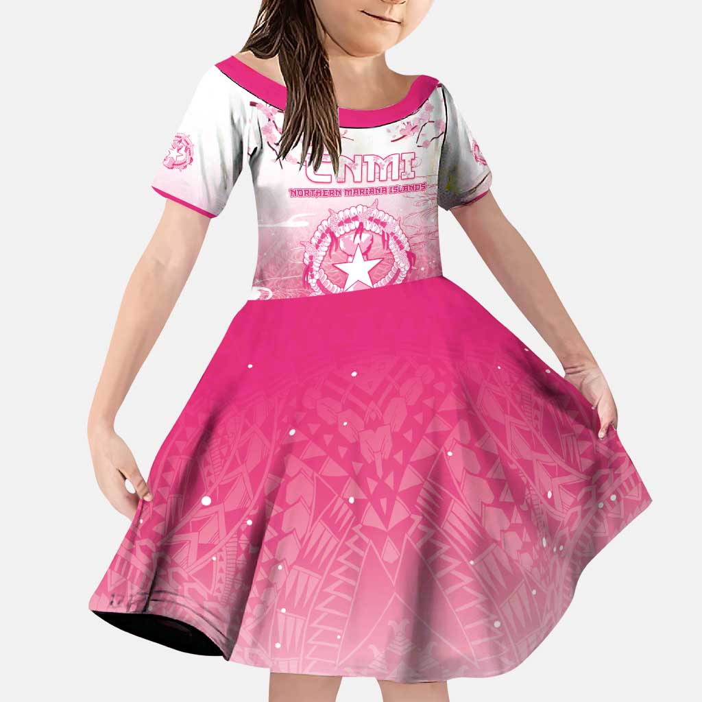 Personalized Sakura Marianas Family Matching Puletasi and Hawaiian Shirt CNMI Seal