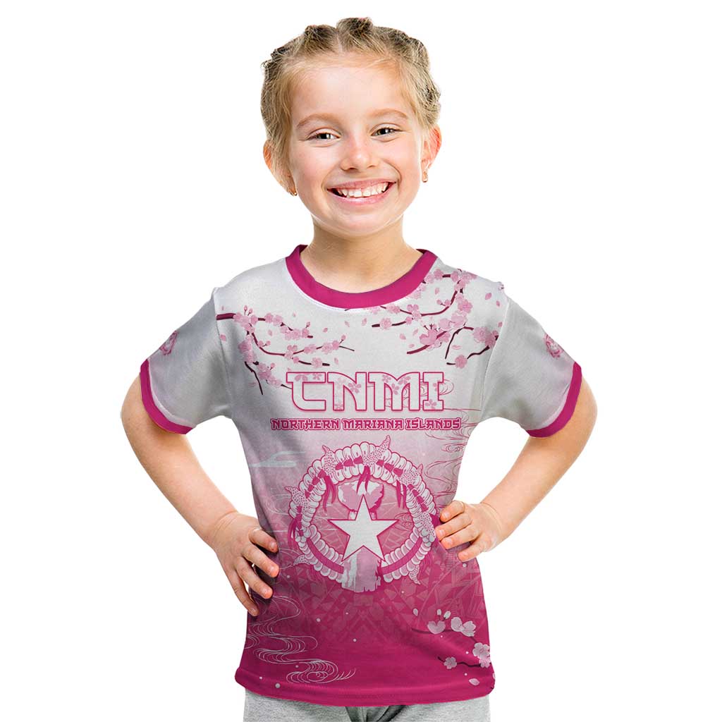 Personalized Sakura Marianas Kid T Shirt CNMI Seal