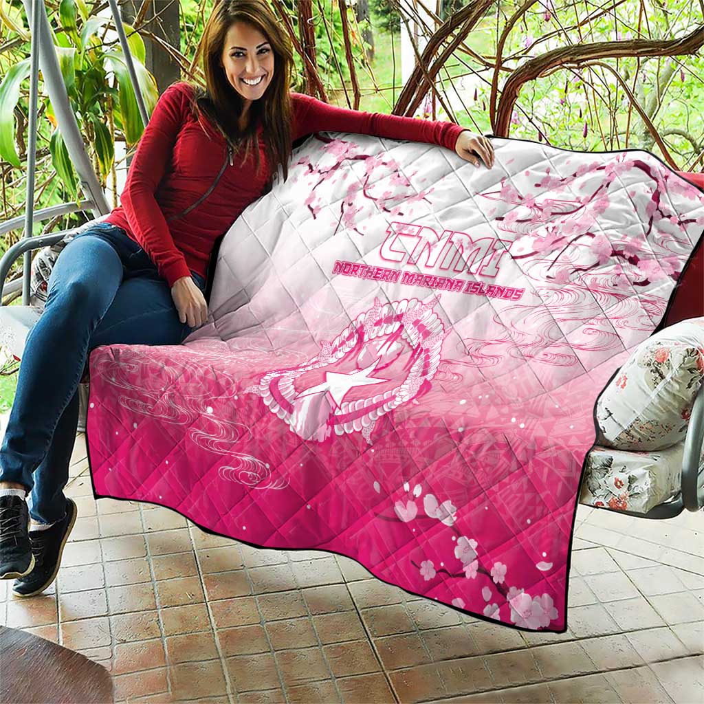 Sakura Marianas Quilt CNMI Seal