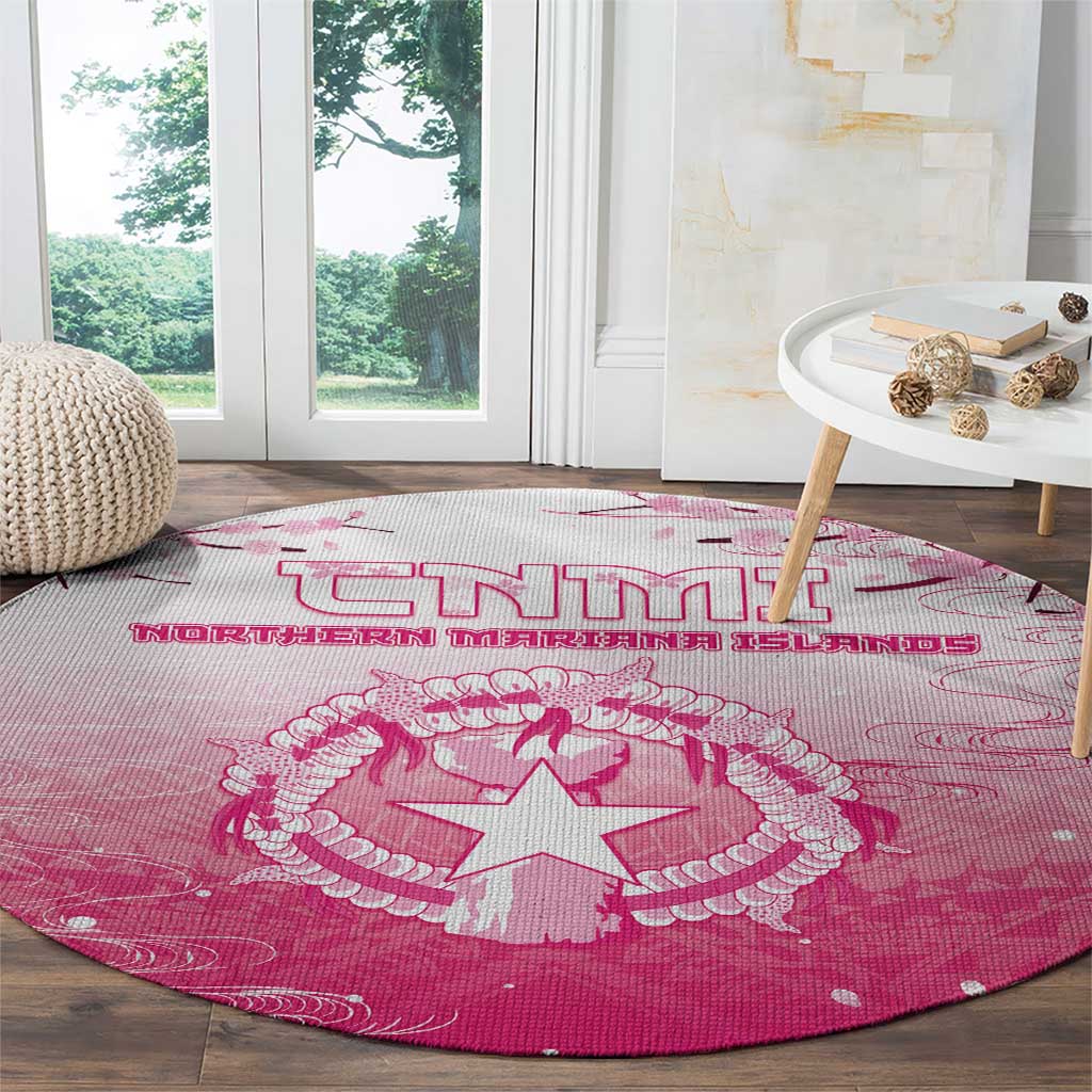 Sakura Marianas Round Carpet CNMI Seal LT05 - Polynesian Pride