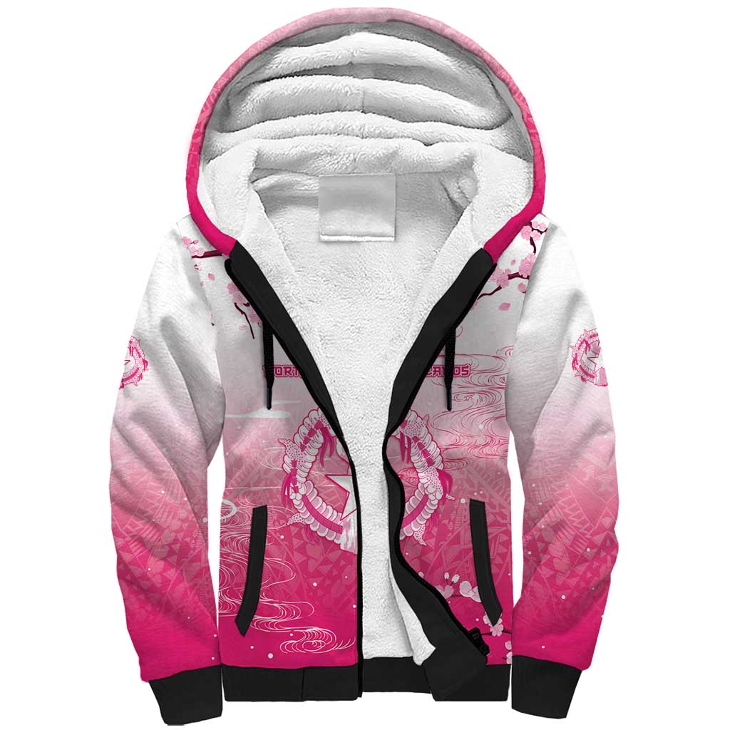 Personalized Sakura Marianas Sherpa Hoodie CNMI Seal