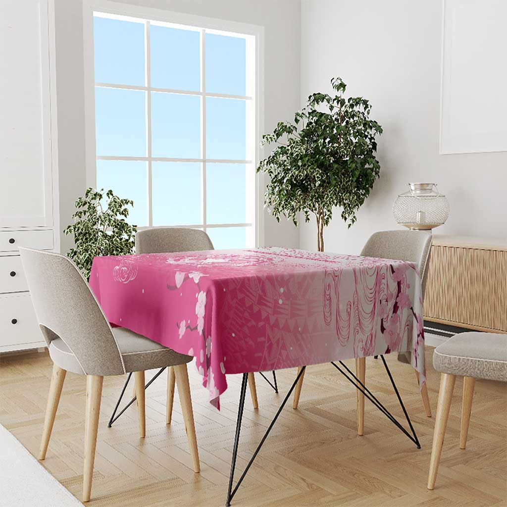 Sakura Marianas Tablecloth CNMI Seal