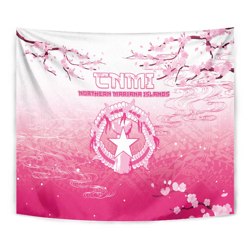 Sakura Marianas Tapestry CNMI Seal