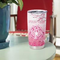 Personalized Sakura Marianas Tumbler Cup CNMI Seal