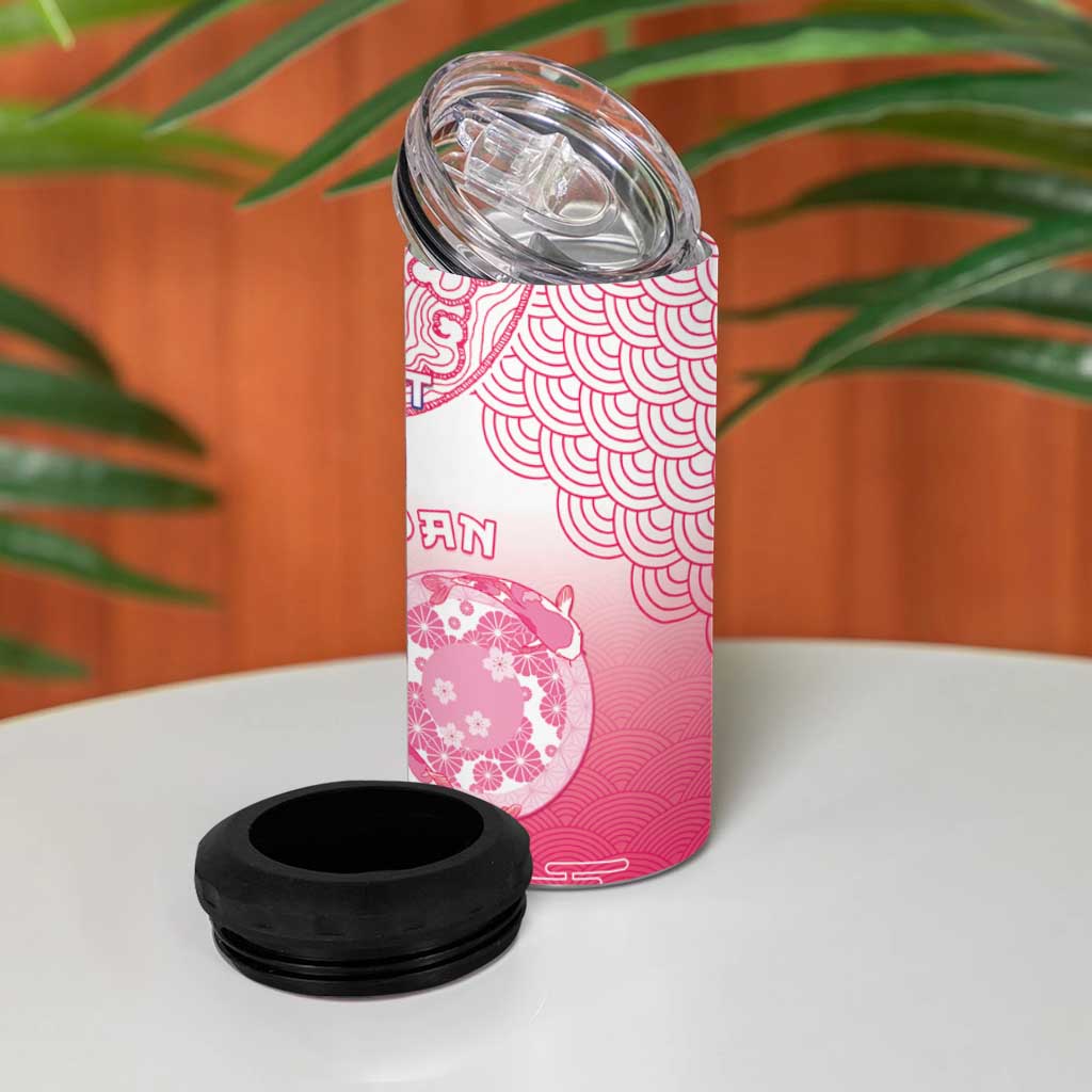 Custom Northern Mariana Islands And Japan Together 4 in 1 Can Cooler Tumbler