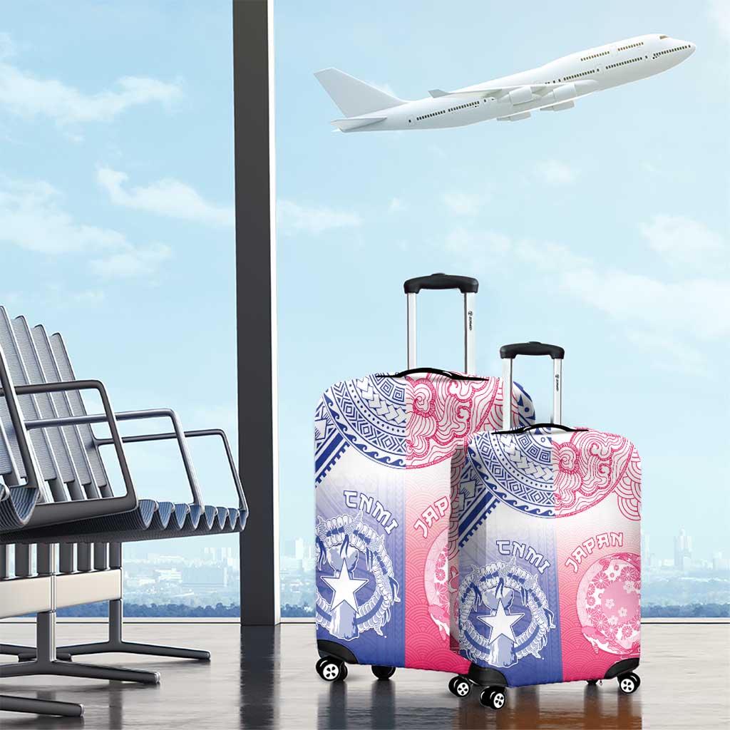 Northern Mariana Islands And Japan Together Luggage Cover