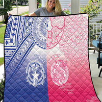 Northern Mariana Islands And Japan Together Quilt