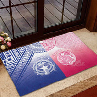Northern Mariana Islands And Japan Together Rubber Doormat