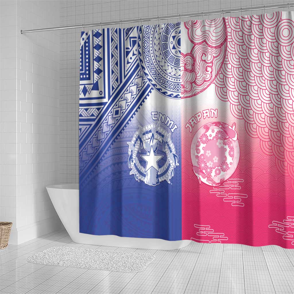 Northern Mariana Islands And Japan Together Shower Curtain