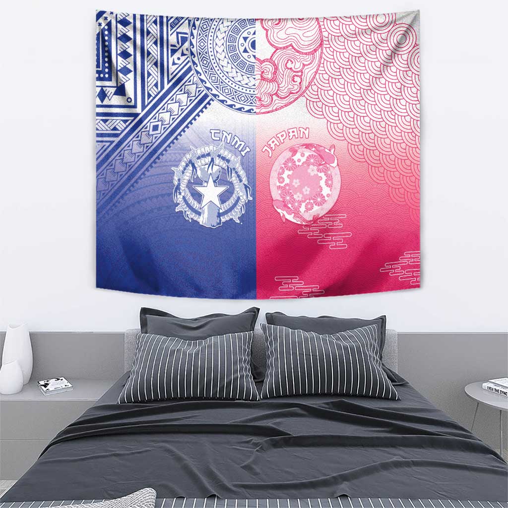 Northern Mariana Islands And Japan Together Tapestry